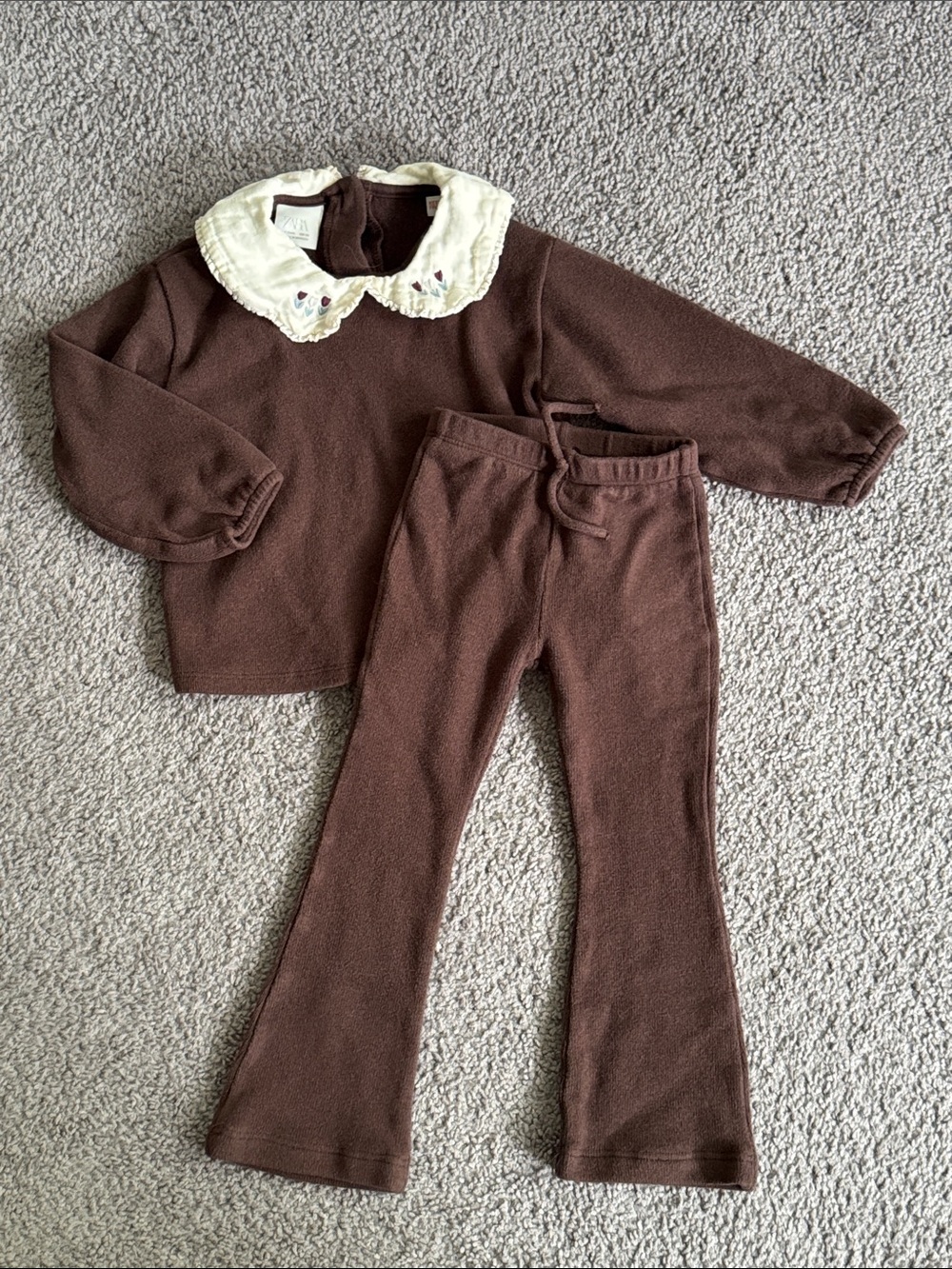 Zara Brown Soft Touch Set - 4T